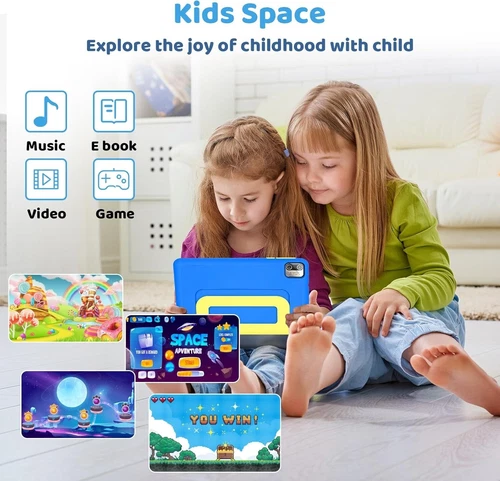 Kids Tablet 7 inch Android 13 Tablet for Kids 3-12 8GB RAM 64GB ROM Parent Cont - Picture 6 of 8