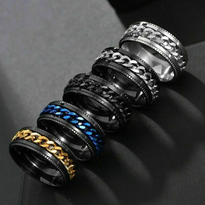 Anxiety Spinner Rings | Fidget Spinner Rings | UK | Soul Inspired