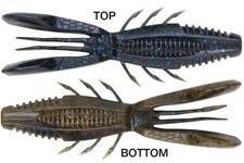 Rapala "Crush City"  4" Bronco Bugs (Black Blue Green Pumpkin -6 Per Pack)