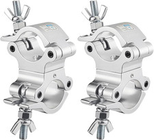TUV Pro-Swivel Truss Clamp 2 Inch, 2 Packs Heavy Duty 1100Lb / 500Kg Swivel Cou