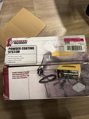 #ad Central Machinery Powder Coating System Electrostatic Paint Gun 10 30 PSI New $105.00