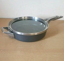 Calphalon Premier Hard-Anodized Nonstick, 3 Qt Saute Sauce Pan Pot w/ Lid