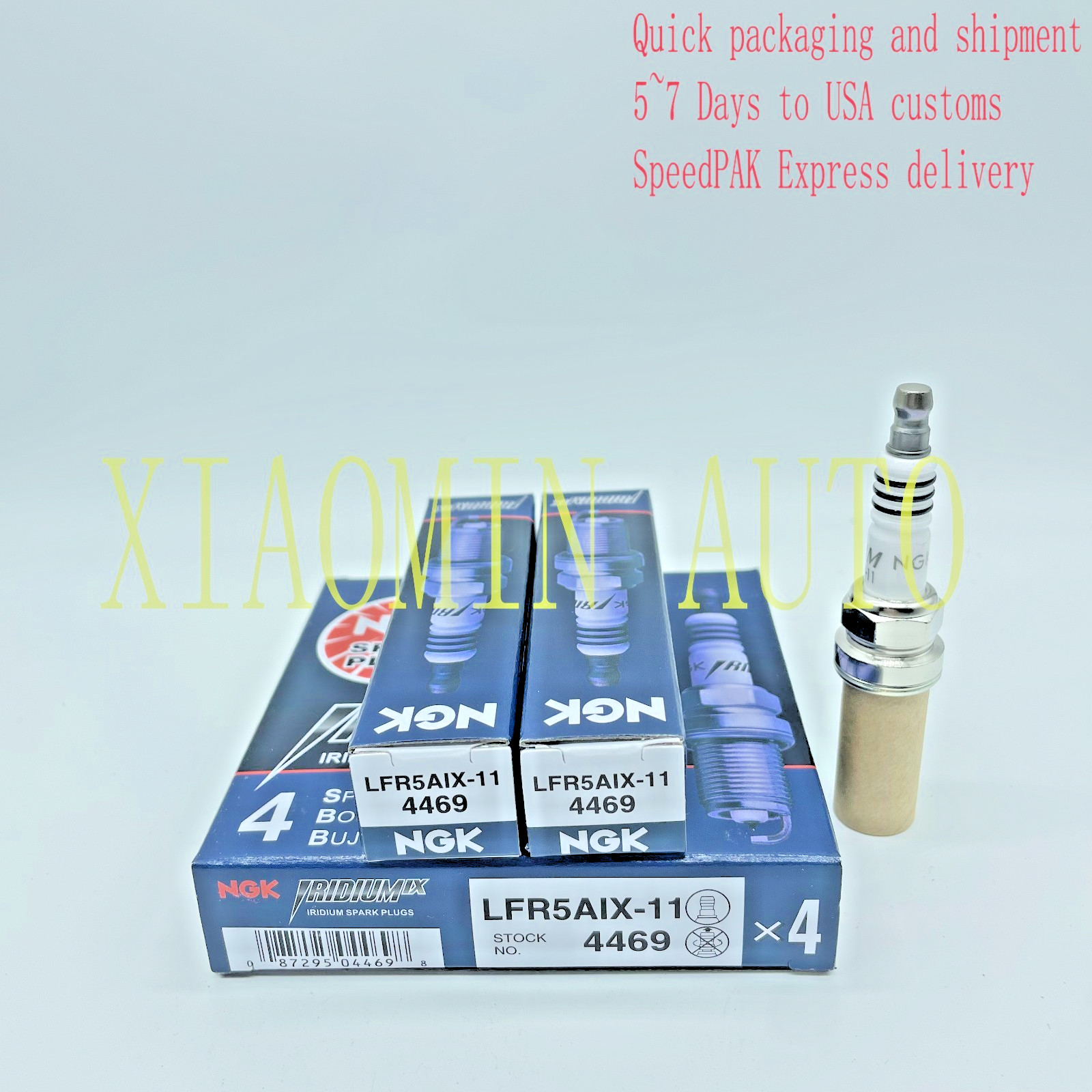 6 pack NGK Iridium IX Spark Plugs LFR5AIX-11# 4469
