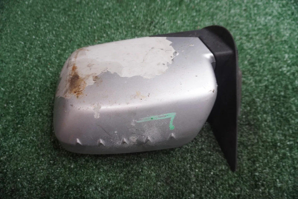 Espejo retrovisor de puerta Honda Ridgeline 2008 2009 lado del conductor izquierdo plateado OEM PY299MR Foto 2 de 4