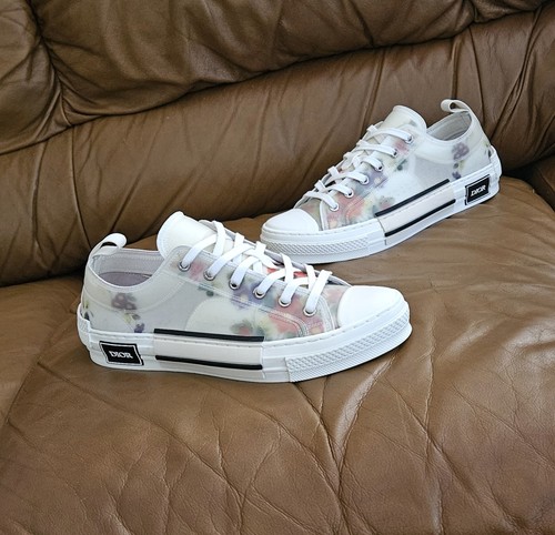 Men's Christian Dior B23 Oblique Low Multicolor Designer Sneakers Size 8 US - Picture 3 of 19