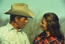 Pocket Money '72 Paul Newman Christine Belford Vintage Studio 4x5 Color Negative