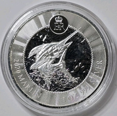 #ad #ad 2017 Cayman Islands Marlin 1 Troy oz .999 Fine Silver Coin $93.00