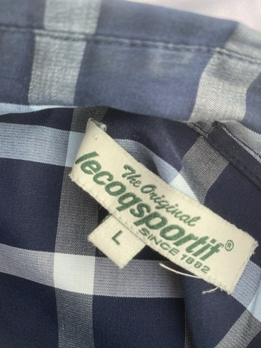 Men’s Le Coq Sportif Retro plaid Shirt Size large - Picture 4 of 5
