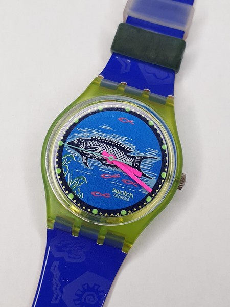 Swatch Frische Fische GG116 - funktioniert - 34mm