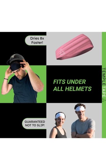 Diadema para hombres Banda para sudar Diademas anchas para correr Ciclismo Tenis Gimnasio Entrenamiento 2 - Imagen 3 de 6