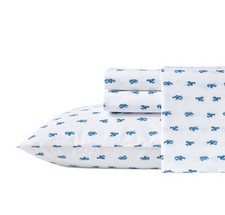 Nautica Cloyster Cotton Blue 3 Piece Sheet Set-
