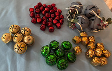 Assorted metal jingle bells for crafts