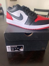 Size 10 - Air Jordan 1 Low Bred Toe 2.0