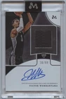 VICTOR WEMBANYAMA /99 RPA AUTO GAME USED PATCH ROOKIE MERCURY 2023-24 TOPPS RC 7