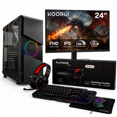 Ultra Gamer Gaming Komplett Pc - intel i7 3,90 -  Nvidia GTX 6GB - 1TB - Win 11