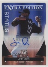 2011 Donruss Elite Extra Edition Blue Die-Cut Status 27/50 Joe Ross Auto gh4