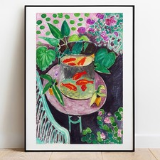 Art print Matisse Goldfish Bowl giclee poster gallery wall art painting