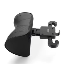 Leather Car Seat Headrest Cushion Multi-Function Memory Foam Car Neck Pillow Adj