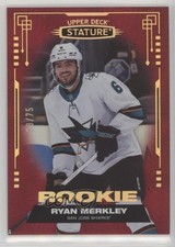 2021-22 Upper Deck Stature Rookies Red 28/75 Ryan Merkley #163 1e15