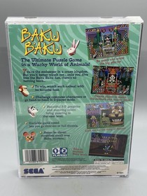 Baku Baku (Sega Saturn, 1996) Complete MINT CONDITION