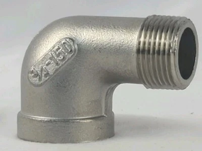 3/4" 150 G Threaded (NPT) 90° Street Elbow TC-304 Stainless Steel