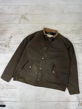 Vintage Barbour Barrington Wax Jacket Men Size XL Green