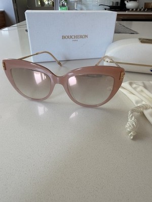 Boucheron Paris Women\'s nude light pink Sunglasses Boucheron Paris BC0002S Sunglasses | FREE Shipping main image 2