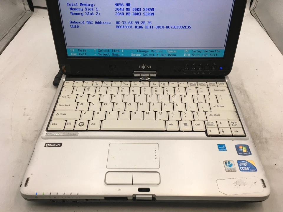 FUJITSU LIFEBOOK TSERIES T730 - BOOTS TO BIOS - INTEL I3 M370 - 4GB RAM -READ-BB - Image 3 of 4