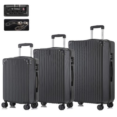 Premium Reisekoffer, TSA-Schloss YKK-Reißverschluss Hartschalen-Koffer Trolley