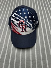 Colorado Rockies New Era Navy 2022 4th of July 9FORTY Snapback Adjustable Hat