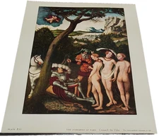 Metropolitan Seminars In Art Plate E11 The Judgement of Paris Cranach the Elder
