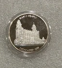 RARE Manti Temple 1oz .999 Fine Silver Round ~ LDS Mormon Temple