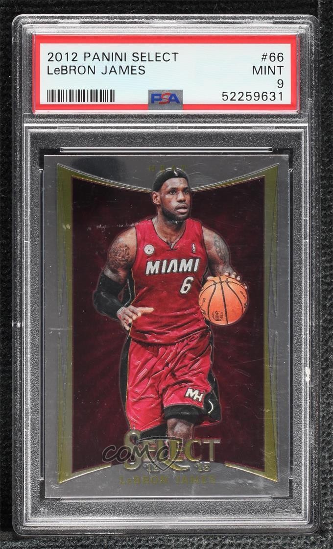 2012-13 Panini Select LeBron James #66 PSA 9 MINT 0qr0
