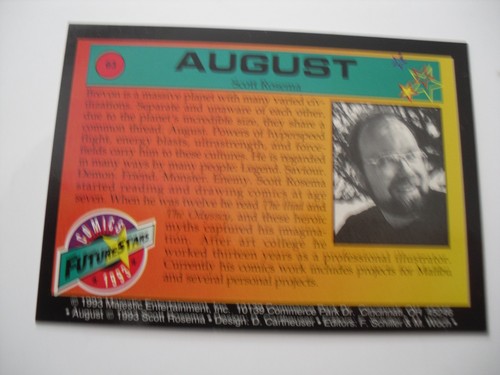 1993 Majestic Comic Future Stars #63 August - Picture 2 of 2