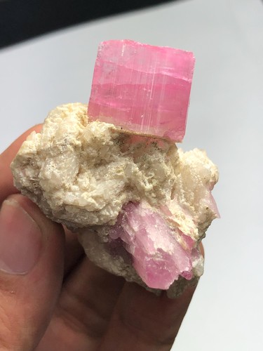 Rose Pink Tourmaline Specimen 41 g – Collector Mineral Piece - Picture 5 of 7