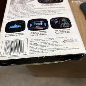 oval seal Star Voyager in box nintendo nes game Styrofoam