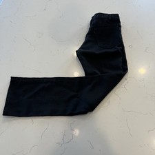 Vintage Levi s Black 100 Polyester Pants 32x34 Made In USA Scoville Zipper