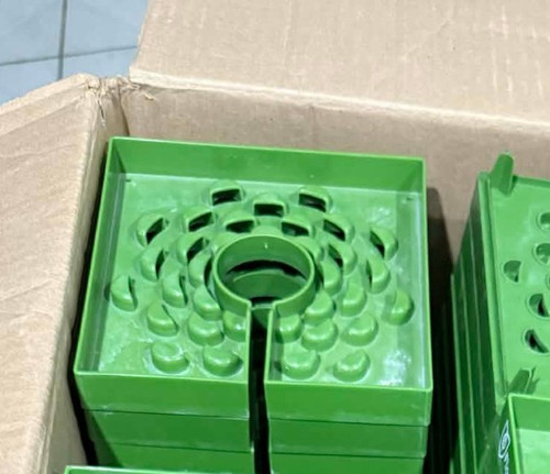 FloraFlex Flora Cap 2.0 Plastic Block Cover 6 in USED FloraCap (10) pack