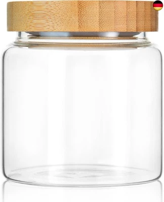INCETUE 480ML Glas Vorratsgläser mit Deckel, Vorratsdosen mit Luftdicht  - Bild 1 von 4