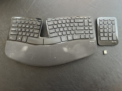 Microsoft Sculpt Ergonomic (5KV-00001) Business Wireless Keyboard w USB dongle