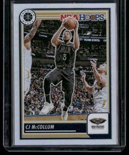 2023-24 Hoops Premium Stock #172 CJ McCollum Silver Prizm
