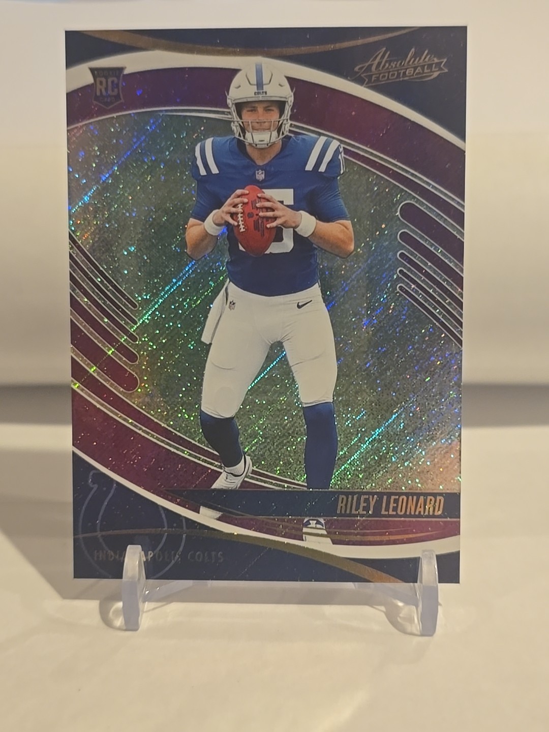 2025 Panini Absolute Riley Leonard RC Purple Rain 155/190 Football