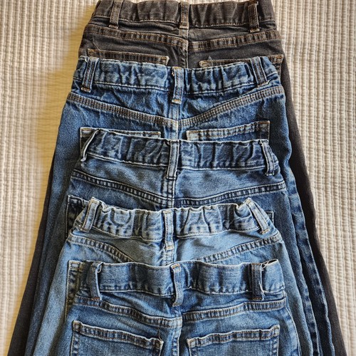 5 Pairs Boys Jeans Pants Size 7 Children’s Place Cat Jack Wonder Nation VGC BTS - Picture 5 of 12