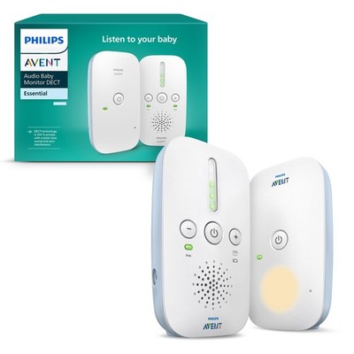 AVENT DECT Audio Babyphone Gegensprechfunktion störungsfrei 330 Meter Reichweite