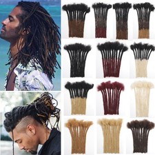 100% Real Human Hair Dreadlocks Extensions Crochet Braiding Hair Dreads Locs Men