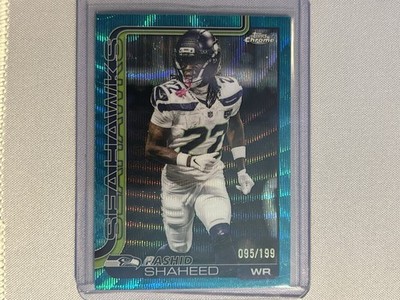2025 Topps Chrome Rashid Shaheed Seattle Seahawks #218 Serial Numbered /199