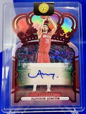 2023-24 Panini Crown Royal Alperen Sengun Red Die Cut Auto 31/35