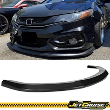 Fits 14-15 Honda Civic Coupe 2Door Front Bumper Lip Splitter Unpainted PU