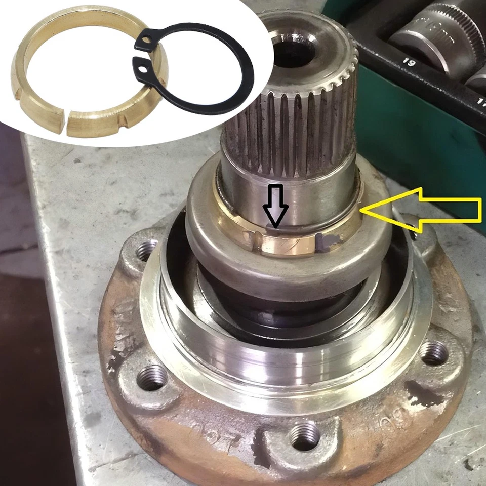 For VW Golf Jetta Passat Gearbox Differential Brass Ring 28mm 020-409-374 NEW - Image 2 of 4