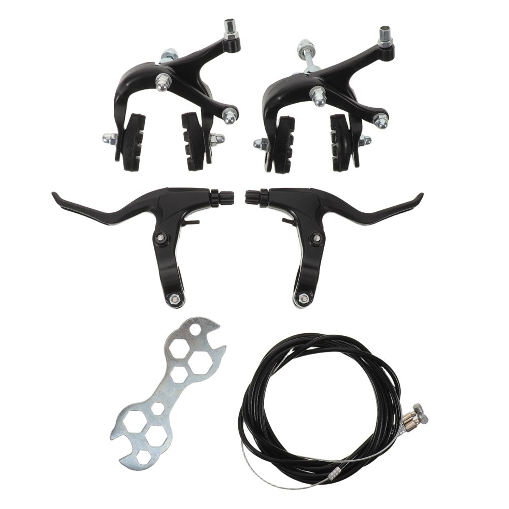 Set freni idraulici mountain bike freni a disco anteriori posteriori in lega di alluminio resistenti foto 6